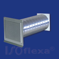 ISOflexa® Abluftmauerkasten weiß
